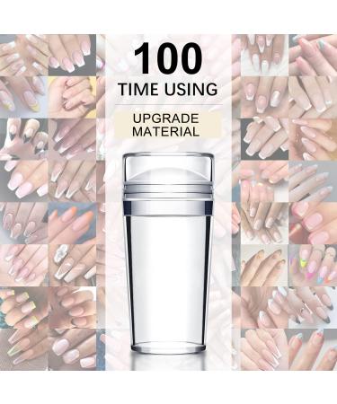Luvadeyo Nail Stamp Set - 1 Piece French Lace Silicone Stamps & Nail Scraper Reusable Over 100 Times | International Shipping - Buy Online on GoSupps.com