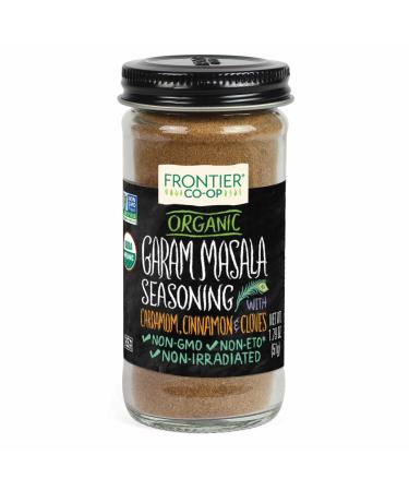 Frontier Natural Products Organic Garam Masala Seasoning with Cardamon Cinnamon & Cloves 2.00 oz (56 g)