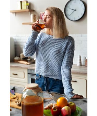 Oxymel Organic Turmeric & Ginger Drink Additive 250ml | Honey & Apple Cider Vinegar | International Shipping - Buy Online on GoSupps.com