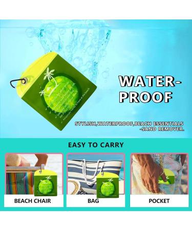 Sand RetailEge pour la plage | Sac mobile de sable imperm able | Nettoyer le sable de mitain imperm able portable | Plage en poudre de nettoyage souple r utilisable pour le nettoyage - Buy Online on GoSupps.com