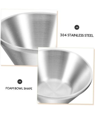 Angoily Stainless Steel Razor Shell & Shaving Cup | Premium Shaving Tool for Men | Durable Metal Bowl & Soap Loop - Buy Online on GoSupps.com