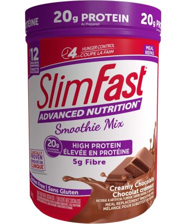 Slim Fast Advanced Nutrition Meal Replacement or Weight Loss Shake & Advanced Nutrition Meal Replacement or Weight Loss Shake 20g High Protein Smoothie Powder Vanilla Cream Gluten Free 324g - Buy Online on GoSupps.com