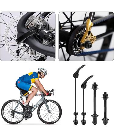 JSMTKJ Bicycle Hollow Shaft Quick Clamping Skewers Set - Front & Rear Axles for 20-28 Inch Bikes (Black) - Buy Online on GoSupps.com