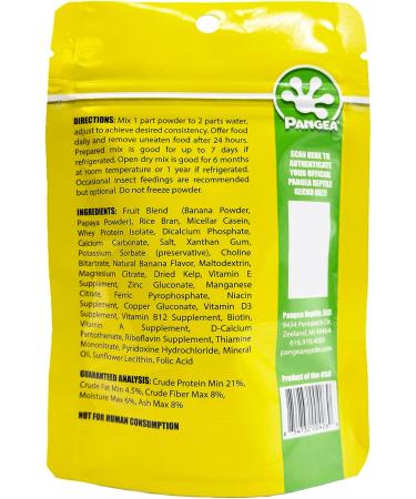 Pangea Papaya Fruit Mix Complete Crested Gecko Food - 2oz - Buy Online on GoSupps.com