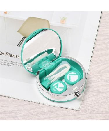 Infeksiya Black Contact Lens Cover & Travel Case - Portable Plastic Storage & Soak Box Holder - Buy Online on GoSupps.com
