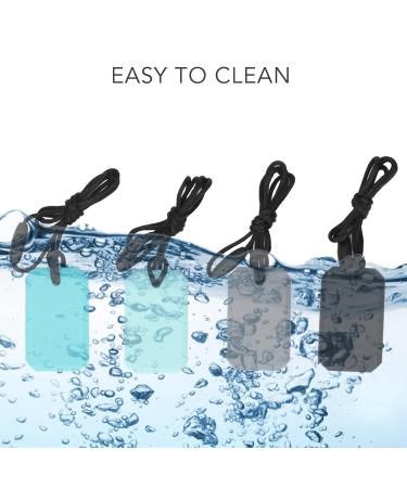 4 Pack Sensory Chewing Necklace | Food-Safe Silicone Baby Bite Ring | Soft Anxiety Relief Toys for Children - Buy Online on GoSupps.com