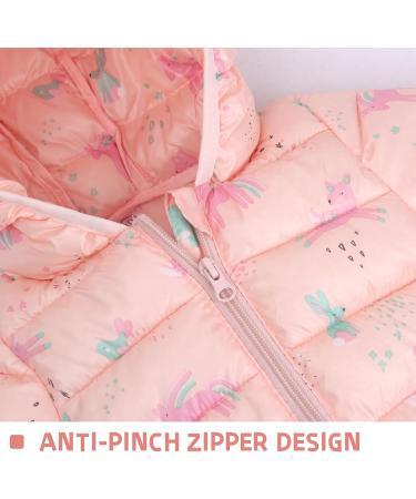 Pink Rabbit Baby Puffer Jacket | Toddler Winter Coat for Boys and Girls 4-5 Years - Buy Online on GoSupps.com