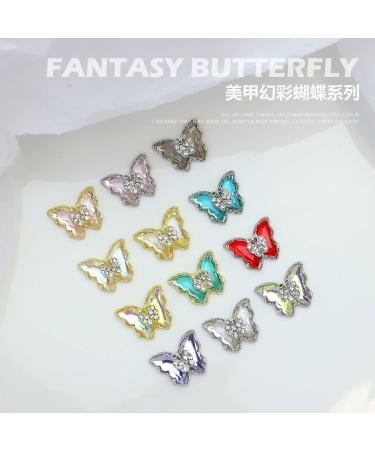 FEIlei 10Pcs Nail Jewelry Zircon Nail Art Rhinestones Nail Decors Crystals Diamond Gems - Buy Online on GoSupps.com