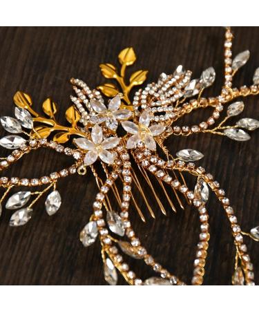 Hanfu Styling Accessory Hanfu Hair Ornaments Wedding Hair Comb Accessories Crystal Pearl Hair Belt Wedding Bridal Hair Ornaments Hair - Buy Online on GoSupps.com