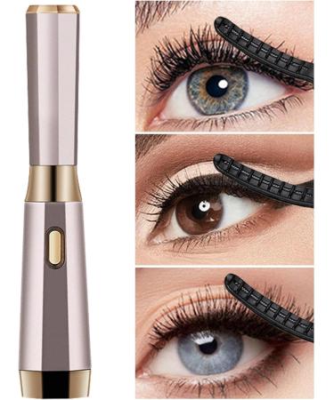 Heated Eyelash Curler Electric Eyelash Curler Heated USB Rechargeable Portable Lash Curler Heated Eyelash Curler Fixed Curling for Women Makeup Enhancement 2.3 2.3X12.8cm Pink - Buy Online on GoSupps.com