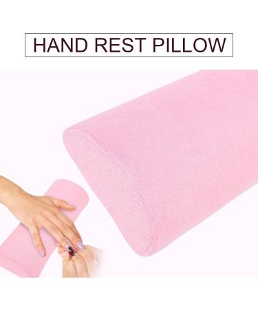Nail Art Hand Cushion Cotton Detachable Nail Salon Arm Rest 11.4 X 4.7 X 2.4in for Nail Schools for Professional Manicurists(pink) - Buy Online on GoSupps.com
