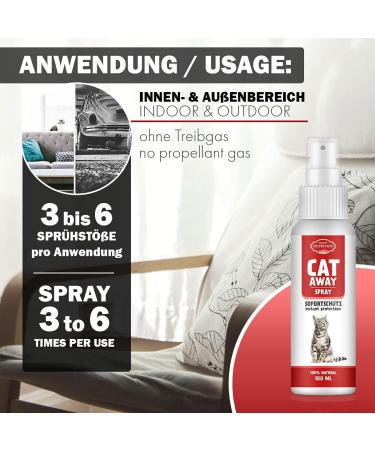 Saint Nutrition High Dose Cat Defense Spray | Anti-Cat Spray for Indoor & Outdoor Use | Safe for Cats & Dogs - Buy Online on GoSupps.com