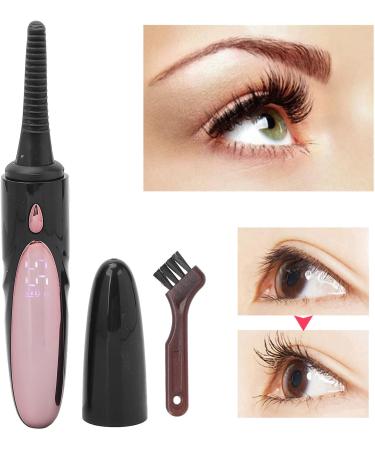 Verdant Touch Portable Electric Eyelash Curler Heated Electric Eyelash Curler Rechargeable Portable Silicone Brush Head for Women Black - Buy Online on GoSupps.com