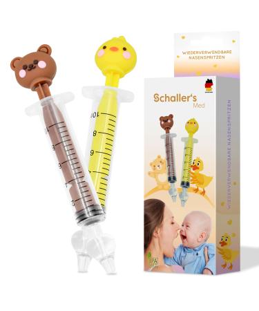 Schaller's Nasal Syringes Nasal Shower for Babies and Children Nasal Care for Congested Nasal Aspirator - Buy Online on GoSupps.com