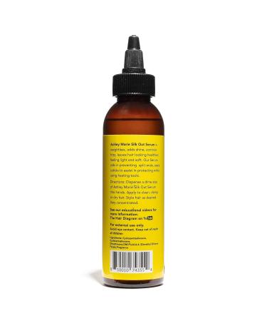 Buy Ashley Marie Silk Out Serum - Frizz Control & Strengthening Hair Serum - Natural Ingredients High Shine Heat Protectant - Color Safe Paraben & Sulfate Free - 4oz - International Shipping Available - Buy Online on GoSupps.com