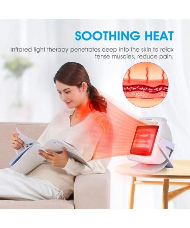 Hangsun Infrared Light Therapy Heating Lamp IL80 for Pain Relief - Back, Muscle, Knee, Joint, Neck, Shoulder - Buy Online on GoSupps.com