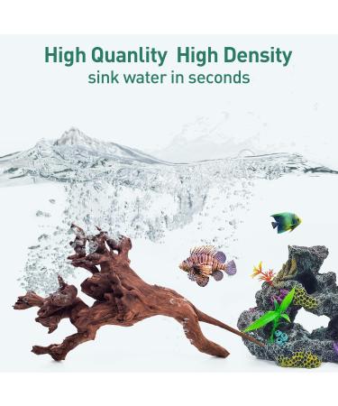 Natural Driftwood Aquarium Decor - Assorted Branches for Reptile/Fish Tank (2 Pack, 9-14 inch) - Buy Online on GoSupps.com