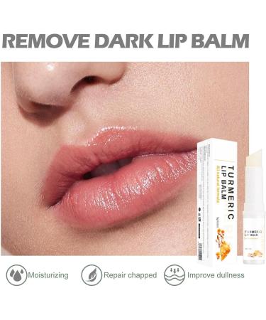 Lip Lightening for Dark Lips Turmeric Lip Balm Stick Long Lasting Moisturizing Lips Pink Bleaching Cream Balm Lip Care Cream Pink Lips Cream for Dark Lips Dry Lips Balm Lip Brightening for Dark Lips - Buy Online on GoSupps.com