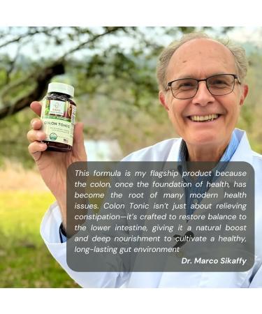 Sana Herbal Colon Tonic | All-Natural Colon Cleanse & Constipation Relief | Deep Detox Formula | Easy-to-Swallow Capsules by Dr. Marco Sikaffy - Buy Online on GoSupps.com