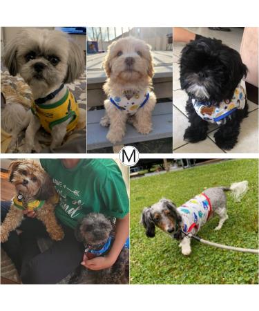 6-Piece Dog Shirts Set | Cute Printed Cotton Pet T-Shirt for Small Dogs | Breathable Puppy Sweatshirt Apparel - Buy Online on GoSupps.com