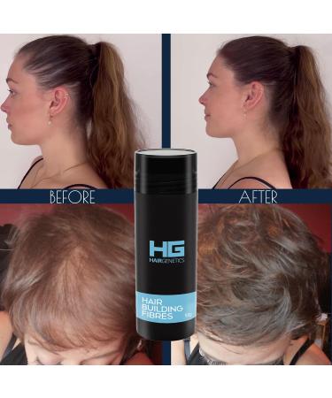Hair Genetics Advanced Keratin Hair Building Fibres - Medium Brown 50g - Buy Online on GoSupps.com