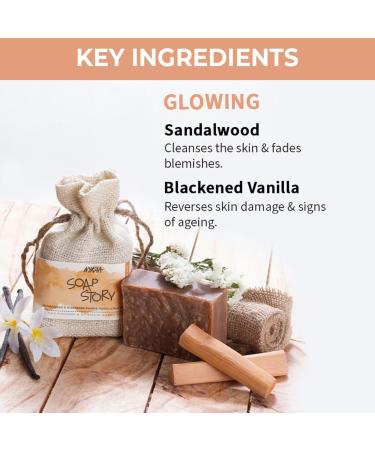 Buy Nykaa Naturals Soap Bar - Fades Blemishes & Acne - Sweet Woody Sandalwood & Blackened Vanilla - 4.4 oz - Clear Skin Solution - Buy Online on GoSupps.com