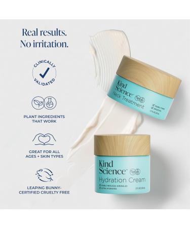Kind Science by Ellen DeGeneres Face & Neck Duo - Anti-Aging Skin Care Set with Hydration Cream & Firming Neck Treatment | Reduce Wrinkles & Tighten Skin - Buy Online on GoSupps.com