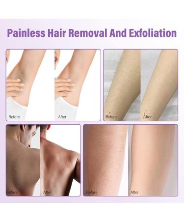 Magical Nano Hair Remover | Painless Crystal Hair Radiator for Men & Women - Fast & Simple | Purple - Buy Online on GoSupps.com