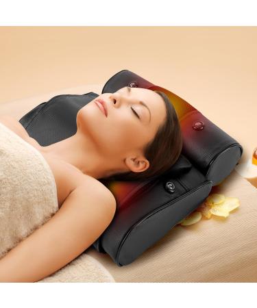 Neck & Back Massage Device with Heat - 3 Speed Kneading Massager for Muscle Pain Relief | International Shipping - Buy Online on GoSupps.com