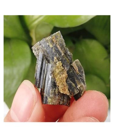 Natural Crystal Rough Natural Crystal Rough 1 PC Raw Natural Green Tourmaline Crystal Gem Original Specimen Rough Stone Bead (Size : 5 10g)