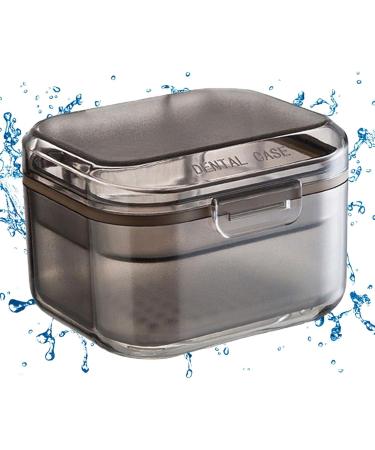 Premium Prosthesis Container & Cleaning Box | Perfect for False Teeth Bridges & Braces - International Shipping Available - Buy Online on GoSupps.com