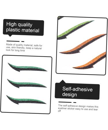 POPETPOP 18 Pairs Anti Sweat Eyeliner Eyelid Stickers Eyeliner Stickers Wing Adhesive Eye Line Strip Water Proof Stickers 2 Sided Tape Women Eyeliner Decal Eye Makeup Stickers Man Halloween - Buy Online on GoSupps.com