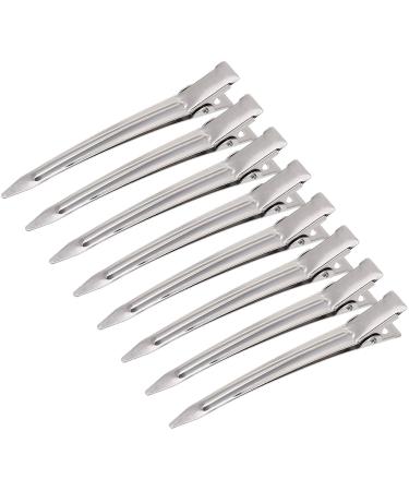 Hicarer 3.5 inches Metal Curl Clips Duck Bill Sectioning Clips Alligator Hair Clips (24 Pieces)