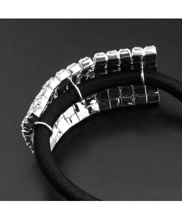 Buy Ototec 3x Elastic Hair Ties with Rhinestones | Stylish Ponytail Holders & Hair Accessories for Women & Girls - International Shipping Available - Buy Online on GoSupps.com