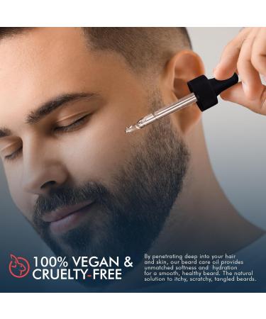 Premium Natural Beard Oil for Men | Vegan Moisturizer & Conditioner | Handcrafted Beard Care Products Made in USA - Buy Online on GoSupps.com