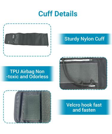 Large Blood Pressure Cuff - Scian Generic Replacement for Upper Big Arms (12.6-17 Inches) - BP Cuff Only | Fast International Shipping - Buy Online on GoSupps.com