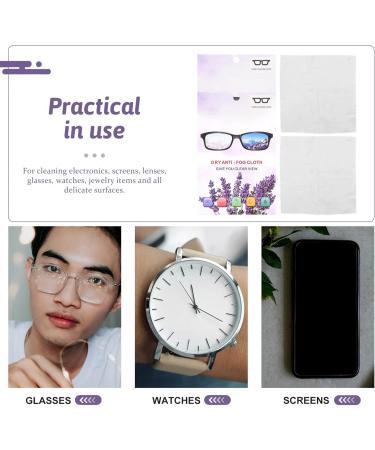 2pcs Glasses Lens Wipes - Fog Eyeglasses Cleaners & Portable Screen Cleaners for Clear Vision - Buy Online on GoSupps.com