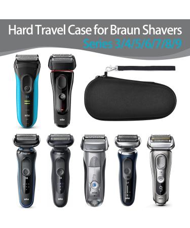 JEVONG Razor for Braun S3/S7/S9 | Hard Shell Travel Case with Charging Space | Electric Shaver Accessories - Buy Online on GoSupps.com