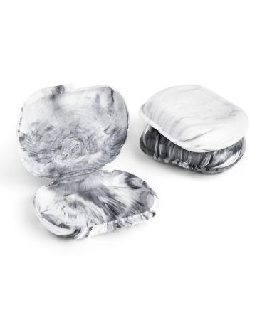 Happy Banners DentalPro Orthodontic Marble Retainer Case Aligner Case Low-Profile