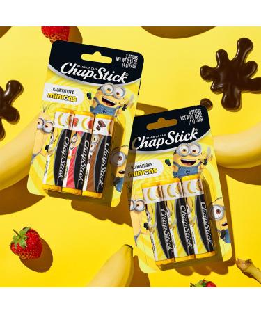ChapStick Bulk Lip Balm Minions Banana-Nana (36 Sticks) Party Favors for Kids Stocking Stuffers 0.15 Oz Ea Banana-Nana 36 Sticks - Buy Online on GoSupps.com