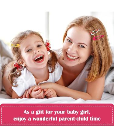 100Pcs Snap Hair Clips 2.76 Inch Metal Barrettes in Assorted Colors - Non-Slip Hair Accessories for Girls, Women, Kids, Teens - 100pcs Colorful Set - Buy Online on GoSupps.com