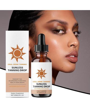 Tanning Drops 60ml Sunless Tanning OilFast Tanning Oil For Face And Body Daily Use For Women And Men Travel Vacation Home Outdoor - Buy Online on GoSupps.com