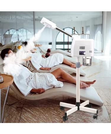Sauna Facial Vapeur Visage Vaporisateur Facial Ozone Aromath rapie Soins Esthetique Ozone Visage Massage Spa avec Roulettes - Buy Online on GoSupps.com