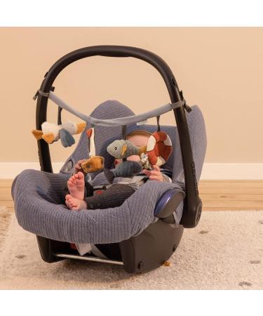 Little Dutch 8611 Fabric Stroller Chain Toy for Baby Car Seat - Sailors Bay Blue | International Shipping Available - Buy Online on GoSupps.com