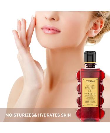 Ginger Massage Oil - Relaxing Muscle & Moisturizing Body Oil for Men & Women | 8.8 oz - Buy Online on GoSupps.com