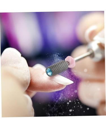 Ipetboom Acrylic Nail Drill Bits Cuticle Bit for Nail Drill Manicure Nail Bits Manicure Drilling Nail Display Stand Gel Polish Bit Pedicure with Diamond Nail Clippers Tungsten Steel 7x1.2cm - Buy Online on GoSupps.com