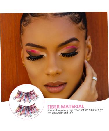 minkissy 3 Pairs False Lashes Color Bars Eyelash - Buy Online on GoSupps.com