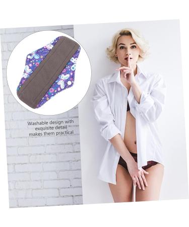 Healvian 6pcs Maternity Sanitary Napkin Panties | Bamboo Menstrual Pad Set for Women | Washable & Stay Dry Cloth Pads - Buy Online on GoSupps.com