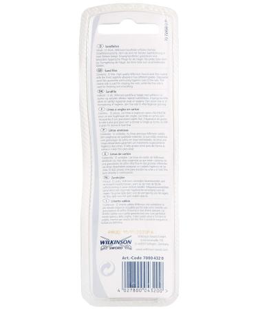 Wilkinson Sword Manicure File Sand File - 12 pcs Pack of 2 | Premium Green & White Nail Care Tools - Buy Online on GoSupps.com