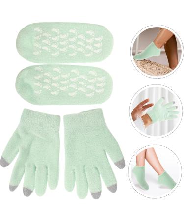 Housoutil 1 Set Moisturizing Gloves Overnight Lotion Moisturizing Gloves Hand Caring Gloves for Women Gel Socks for Dry Cracked Feet Women Miss Spa Yarn Hand Cream - Buy Online on GoSupps.com